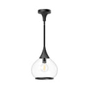 Alora - PD524110MBCL - One Light Pendant - Hazel - Clear Glass/Matte Black