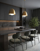 Alora - PD529116AGOP - One Light Pendant - Kenji - Aged Gold/Opal Matte Glass
