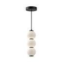 Alora - PD530313MBOP - LED Pendant - Bijou - Matte Black/Opal Matte Glass