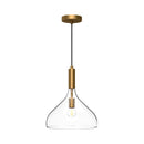 Alora - PD532312AGCL - One Light Pendant - Belleview - Aged Gold/Clear Glass