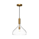 Alora - PD532312AGCL - One Light Pendant - Belleview - Aged Gold/Clear Glass