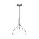 Alora - PD532312BNCL - One Light Pendant - Belleview - Brushed Nickel/Clear Glass