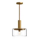 One Light Pendant<br /><span style="color:#4AB0CE;">Entrega: 4-10 dias en USA</span><br /><span style="color:#4AB0CE;font-size:60%;">PREGUNTE POR ENTREGA EN PANAMA</span><br />Collection: Royale<br />Finish: Aged Gold/Clear Glass