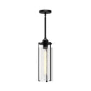 Alora - PD536005MBWC - One Light Pendant - Belmont - Clear Water Glass/Matte Black