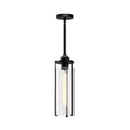 Alora - PD536005MBWC - One Light Pendant - Belmont - Clear Water Glass/Matte Black
