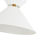 One Light Pendant<br /><span style="color:#4AB0CE;">Entrega: 4-10 dias en USA</span><br /><span style="color:#4AB0CE;font-size:60%;">PREGUNTE POR ENTREGA EN PANAMA</span><br />Collection: Chapelle<br />Finish: Aged Gold/White Linen
