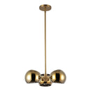 Three Light Pendant<br /><span style="color:#4AB0CE;">Entrega: 4-10 dias en USA</span><br /><span style="color:#4AB0CE;font-size:60%;">PREGUNTE POR ENTREGA EN PANAMA</span><br />Collection: Willow<br />Finish: Brushed Gold/Copper Glass