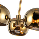 Three Light Pendant<br /><span style="color:#4AB0CE;">Entrega: 4-10 dias en USA</span><br /><span style="color:#4AB0CE;font-size:60%;">PREGUNTE POR ENTREGA EN PANAMA</span><br />Collection: Willow<br />Finish: Brushed Gold/Copper Glass