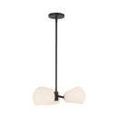 Three Light Pendant<br /><span style="color:#4AB0CE;">Entrega: 4-10 dias en USA</span><br /><span style="color:#4AB0CE;font-size:60%;">PREGUNTE POR ENTREGA EN PANAMA</span><br />Collection: Willow<br />Finish: Matte Black/Opal Matte Glass