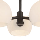 Three Light Pendant<br /><span style="color:#4AB0CE;">Entrega: 4-10 dias en USA</span><br /><span style="color:#4AB0CE;font-size:60%;">PREGUNTE POR ENTREGA EN PANAMA</span><br />Collection: Willow<br />Finish: Matte Black/Opal Matte Glass