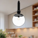 Alora - PD560510MBCL - One Light Pendant - Delilah - Clear Glass/Matte Black
