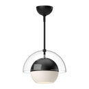 One Light Pendant<br /><span style="color:#4AB0CE;">Entrega: 4-10 dias en USA</span><br /><span style="color:#4AB0CE;font-size:60%;">PREGUNTE POR ENTREGA EN PANAMA</span><br />Collection: Lucy<br />Finish: Matte Black/Opal Matte Glass