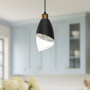 Alora - PD587105MBCL - One Light Pendant - Capri - Clear Glass/Matte Black