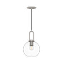Alora - PD601608BNCL - One Light Pendant - Soji - Brushed Nickel/Clear Glass