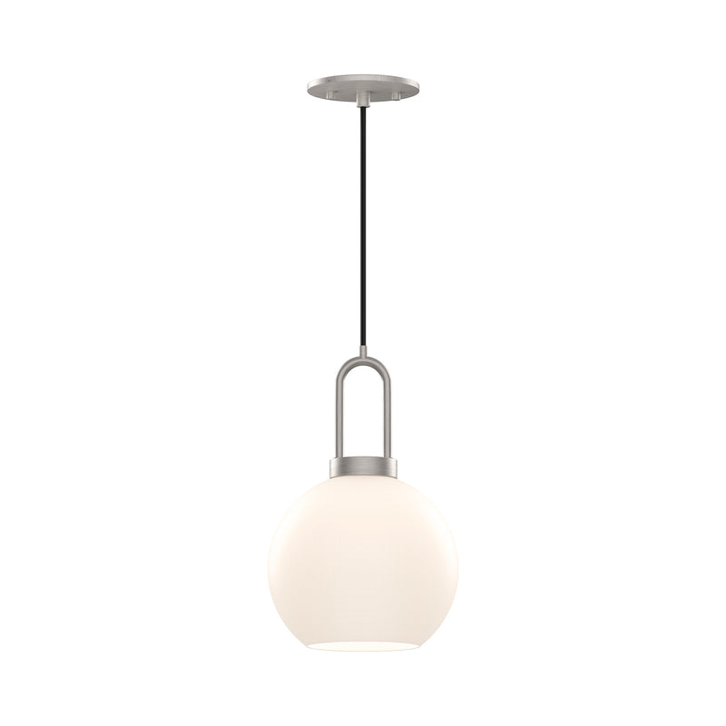 Alora - PD601608BNOP - One Light Pendant - Soji - Brushed Nickel/Opal Matte Glass