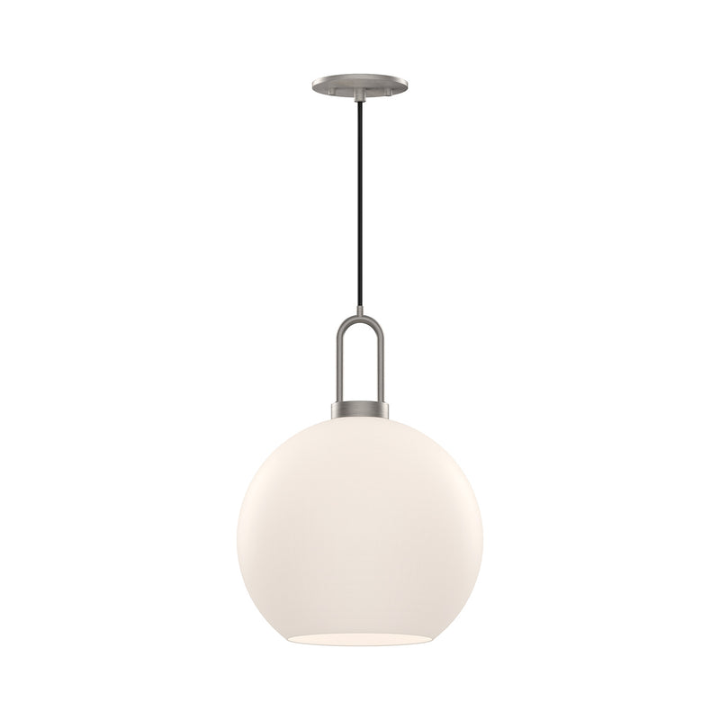 Alora - PD601710BNOP - One Light Pendant - Soji - Brushed Nickel/Opal Matte Glass