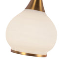Alora - VL524217AGOP - Two Light Bathroom Fixtures - Hazel - Aged Gold/Opal Matte Glass