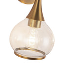 Three Light Bathroom Fixtures<br /><span style="color:#4AB0CE;">Entrega: 4-10 dias en USA</span><br /><span style="color:#4AB0CE;font-size:60%;">PREGUNTE POR ENTREGA EN PANAMA</span><br />Collection: Hazel<br />Finish: Aged Gold/Clear Glass