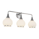 Three Light Bathroom Fixtures<br /><span style="color:#4AB0CE;">Entrega: 4-10 dias en USA</span><br /><span style="color:#4AB0CE;font-size:60%;">PREGUNTE POR ENTREGA EN PANAMA</span><br />Collection: Hazel<br />Finish: Chrome/Opal Matte Glass