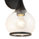 Three Light Bathroom Fixtures<br /><span style="color:#4AB0CE;">Entrega: 4-10 dias en USA</span><br /><span style="color:#4AB0CE;font-size:60%;">PREGUNTE POR ENTREGA EN PANAMA</span><br />Collection: Hazel<br />Finish: Clear Glass/Matte Black