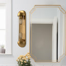 Alora - VL539221AGCL - Two Light Bathroom Fixtures - Cyrus - Aged Gold/Clear Glass