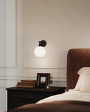 Alora - WV506108MBOP - One Light Vanity - Castilla - Matte Black/Opal Matte Glass