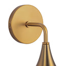 Alora - WV524006AGCL - One Light Vanity - Hazel - Aged Gold/Clear Glass