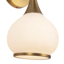 One Light Vanity<br /><span style="color:#4AB0CE;">Entrega: 4-10 dias en USA</span><br /><span style="color:#4AB0CE;font-size:60%;">PREGUNTE POR ENTREGA EN PANAMA</span><br />Collection: Hazel<br />Finish: Aged Gold/Opal Matte Glass