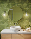 Alora - WV524006CHCL - One Light Vanity - Hazel - Chrome/Clear Glass