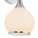 One Light Vanity<br /><span style="color:#4AB0CE;">Entrega: 4-10 dias en USA</span><br /><span style="color:#4AB0CE;font-size:60%;">PREGUNTE POR ENTREGA EN PANAMA</span><br />Collection: Hazel<br />Finish: Chrome/Opal Matte Glass