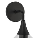 Alora - WV524006MBCL - One Light Vanity - Hazel - Clear Glass/Matte Black