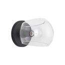 One Light Vanity<br /><span style="color:#4AB0CE;">Entrega: 4-10 dias en USA</span><br /><span style="color:#4AB0CE;font-size:60%;">PREGUNTE POR ENTREGA EN PANAMA</span><br />Collection: Willow<br />Finish: Clear Glass/Matte Black