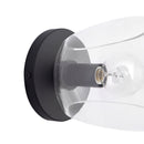 Alora - WV548006MBCL - One Light Vanity - Willow - Clear Glass/Matte Black