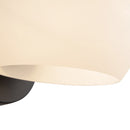 Alora - WV548006MBOP - One Light Vanity - Willow - Matte Black/Opal Matte Glass