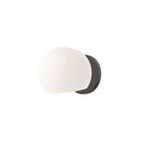 One Light Vanity<br /><span style="color:#4AB0CE;">Entrega: 4-10 dias en USA</span><br /><span style="color:#4AB0CE;font-size:60%;">PREGUNTE POR ENTREGA EN PANAMA</span><br />Collection: Willow<br />Finish: Matte Black/Opal Matte Glass