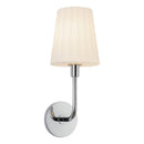 One Light Vanity<br /><span style="color:#4AB0CE;">Entrega: 4-10 dias en USA</span><br /><span style="color:#4AB0CE;font-size:60%;">PREGUNTE POR ENTREGA EN PANAMA</span><br />Collection: Plisse<br />Finish: Chrome/Opal Matte Glass