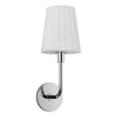 One Light Vanity<br /><span style="color:#4AB0CE;">Entrega: 4-10 dias en USA</span><br /><span style="color:#4AB0CE;font-size:60%;">PREGUNTE POR ENTREGA EN PANAMA</span><br />Collection: Plisse<br />Finish: Chrome/Opal Matte Glass
