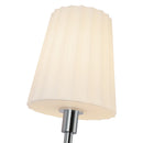 One Light Vanity<br /><span style="color:#4AB0CE;">Entrega: 4-10 dias en USA</span><br /><span style="color:#4AB0CE;font-size:60%;">PREGUNTE POR ENTREGA EN PANAMA</span><br />Collection: Plisse<br />Finish: Chrome/Opal Matte Glass
