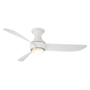 Modern Forms Fans - FH-W2203-52L35BNMW - 52"Ceiling Fan - Corona - Brushed Nickel/Matte White