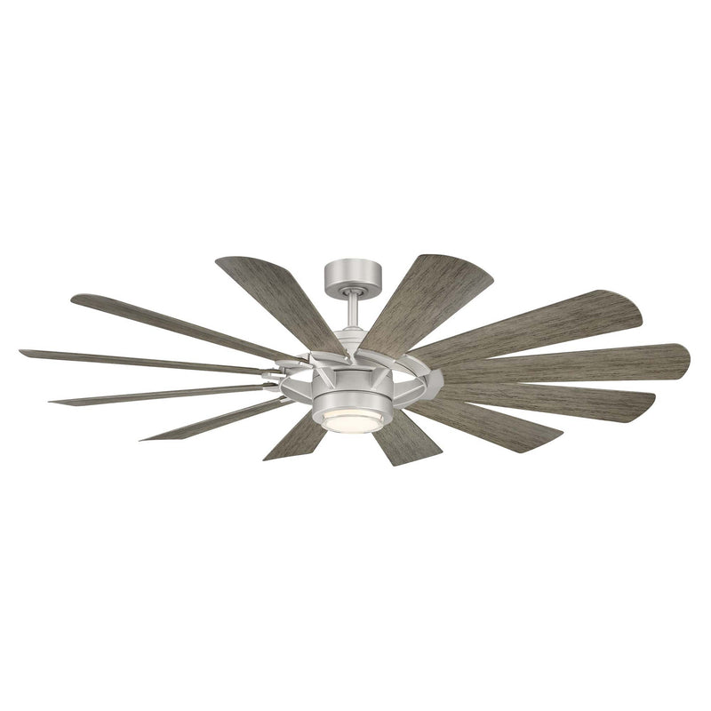 Modern Forms Fans - FR-W2201-65L27STWW - 65"Ceiling Fan - Wynd Mill - Steel/Weathered Wood