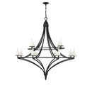 12 Light Chandelier<br /><span style="color:#4AB0CE;">Entrega: 4-10 dias en USA</span><br /><span style="color:#4AB0CE;font-size:60%;">PREGUNTE POR ENTREGA EN PANAMA</span><br />Collection: Director<br />Finish: Matte Black