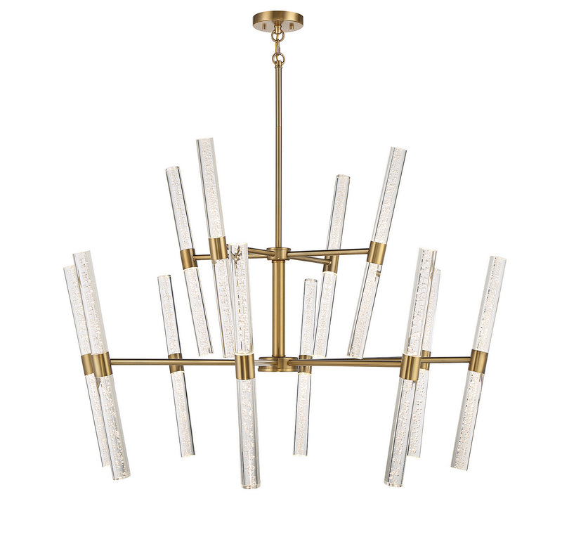 LED Chandelier<br /><span style="color:#4AB0CE;">Entrega: 4-10 dias en USA</span><br /><span style="color:#4AB0CE;font-size:60%;">PREGUNTE POR ENTREGA EN PANAMA</span><br />Collection: Arlon<br />Finish: Warm Brass