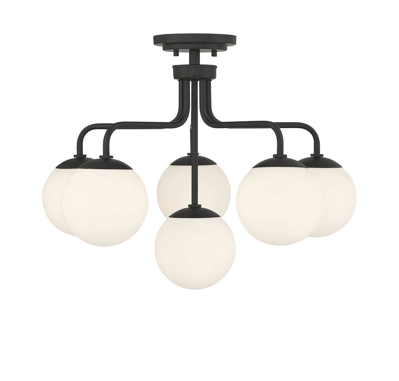 Six Light Semi-Flush Mount<br /><span style="color: