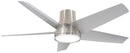 Minka Aire - F782L-BNW - 58"Outdoor Ceiling Fan - Chubby II - Brushed Nickel Wet