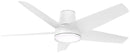 Minka Aire - F782L-WHF - 58"Outdoor Ceiling Fan - Chubby II - Flat White