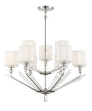 Metropolitan - N7389-613 - Nine Lights Chandelier - Sutton - Polished Nickel