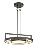 LED Convertible Semi Flush / Pendant<br /><span style="color:#4AB0CE;">Entrega: 4-10 dias en USA</span><br /><span style="color:#4AB0CE;font-size:60%;">PREGUNTE POR ENTREGA EN PANAMA</span><br />Collection: Tribeca by Robin Baron<br />Finish: Smoked Ir...