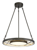 Metropolitan - N7526-716-L - LED Pendant - Tribeca - Smoked Iron And Soft Brass