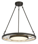 Metropolitan - N7527-716-L - LED Pendant - Tribeca - Smoked Iron And Soft Brass