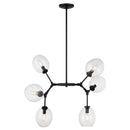 Six Light Pendant<br /><span style="color:#4AB0CE;">Entrega: 4-10 dias en USA</span><br /><span style="color:#4AB0CE;font-size:60%;">PREGUNTE POR ENTREGA EN PANAMA</span><br />Collection: Nexpo<br />Finish: Coal Black